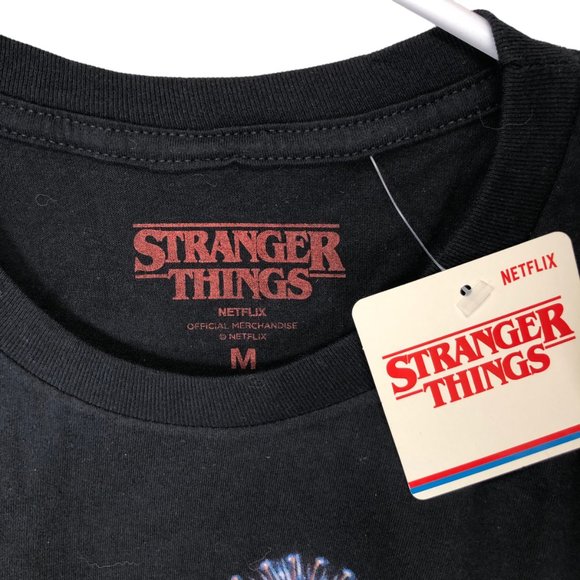 Stanger Things Kids T-Shirt Top Tee Horror SciFi Goth Punk Alternative Netflix M - Picture 3 of 4